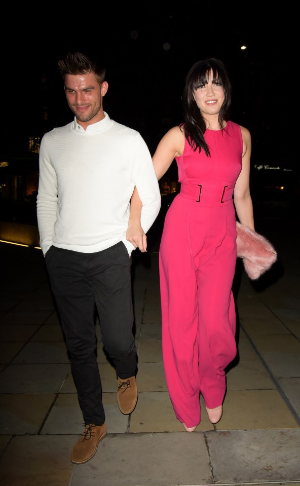  Daisy and Aljaz arrived at the Saatchi Gallery arm-in-arm