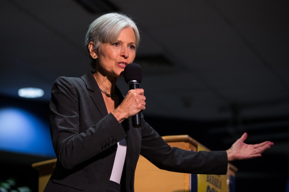  Green Party candidate Jill Stein is the rank outsider in the race