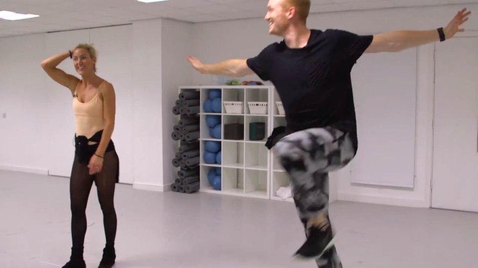 Greg Rutherford gets into the groove