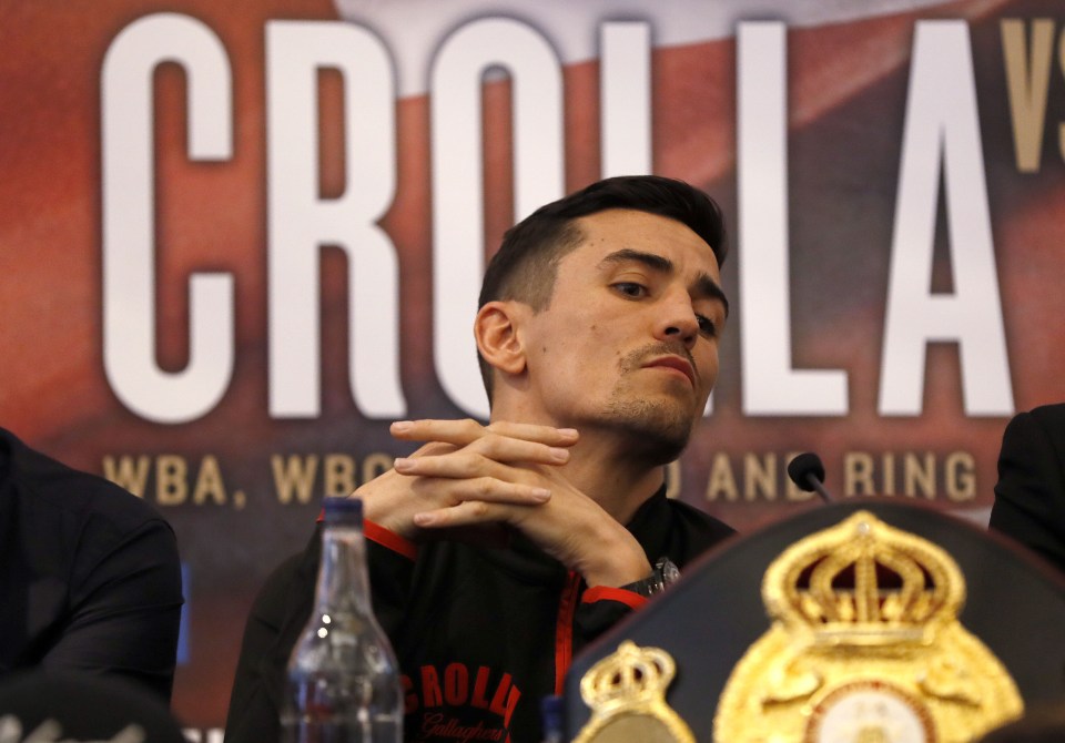  Crolla is adamant he will earn the win for the home fans