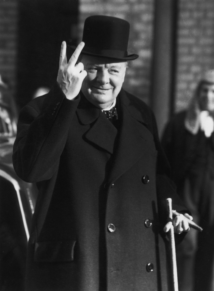  Churchill's 'finest hour' proved to be Britain's as he led the country to victory