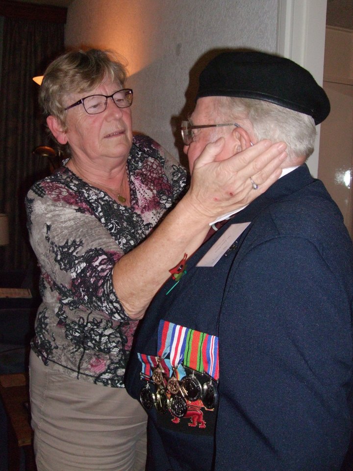  He met her last week when he was invited to Holland by the Dutch Government to mark the 72th anniversary of the Battle of Arnhem