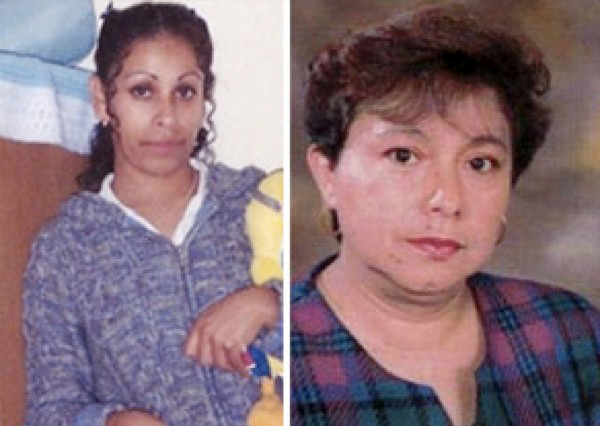  Sonia (left) and Damiana (right) were both killed on the same date