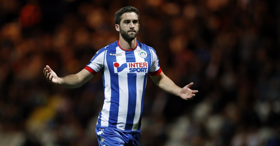  Will Grigg scored the winner for Wigan just two minutes from time