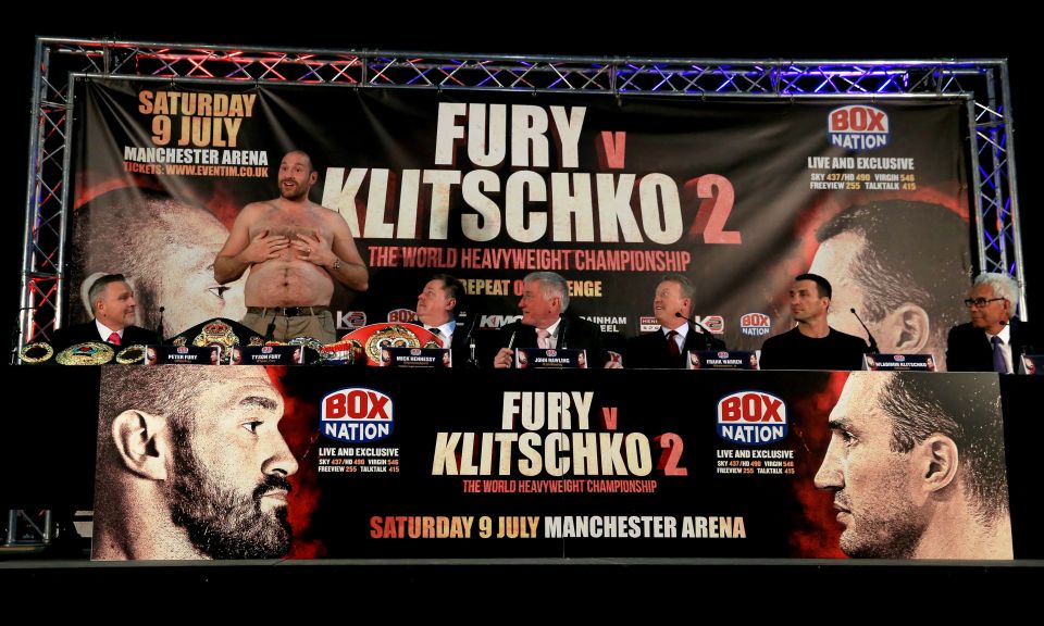 Tyson Fury's rematch with Wladimir Klitschko has been called off for a second time