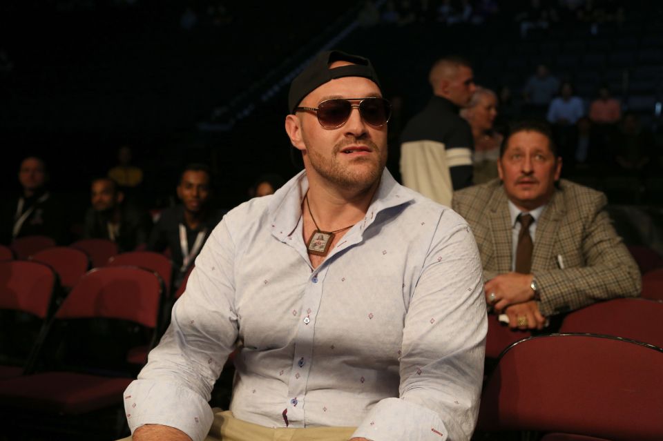 Fury appeared at the Manchester Arena this weekend