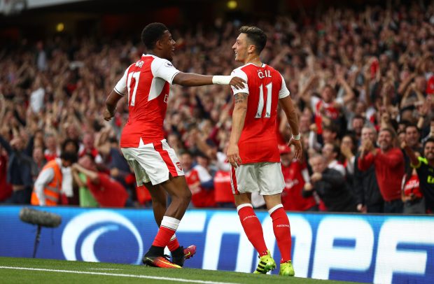 Stars such as Mesut Ozil reckon Iwobi has a big future ahead of him