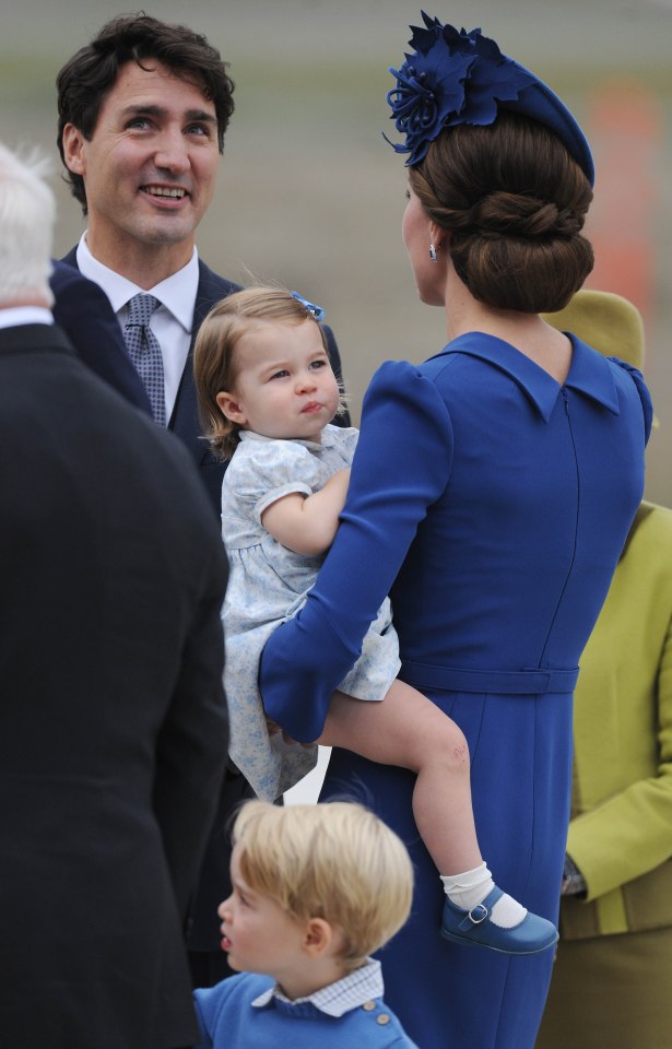  Since they landed George and Princess Charlotte have been with their nanny in Victoria, Canada