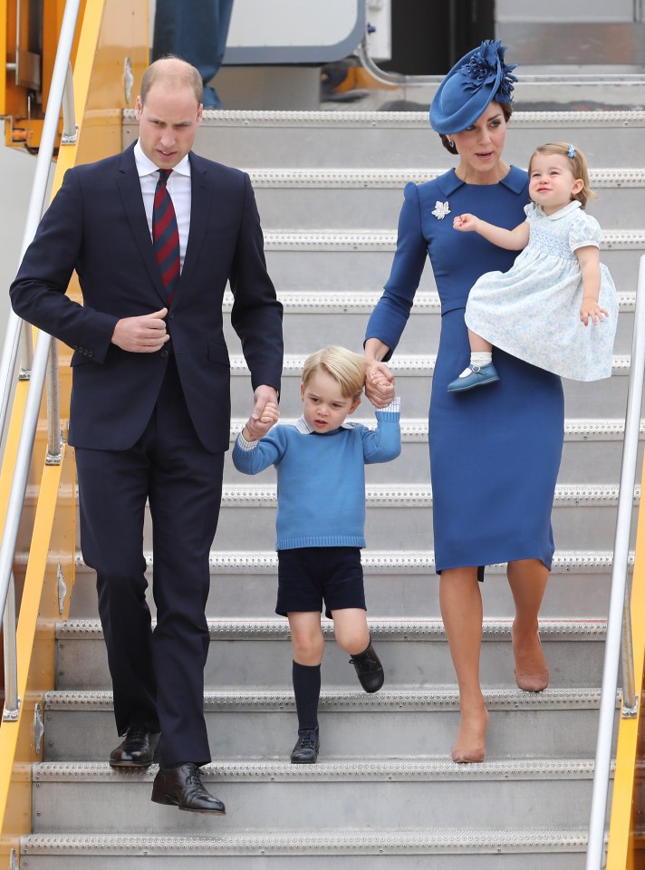  Prince George and Princess Charlotte arrived in Canada on Sunday and are due to make their big debut tomorrow