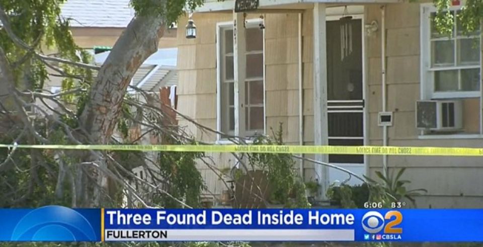  Police said they are working to establish the names, ages and relationship of the three dead adults