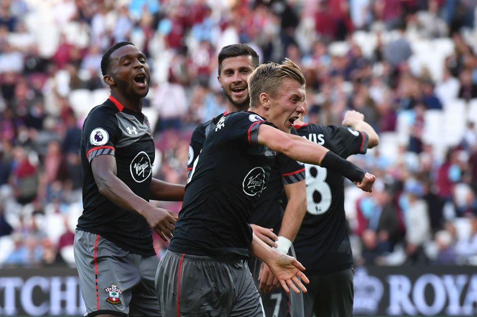  James Ward-Prowse made it 3-0 to the Saints