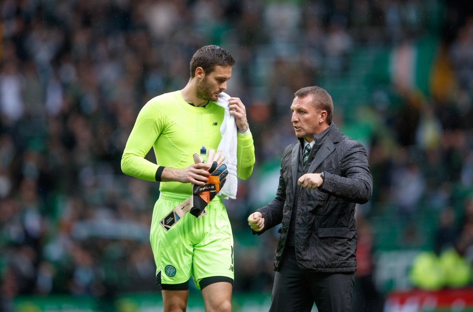 Brendan Rodgers claimed he made decision to drop Craig Gordon too soon