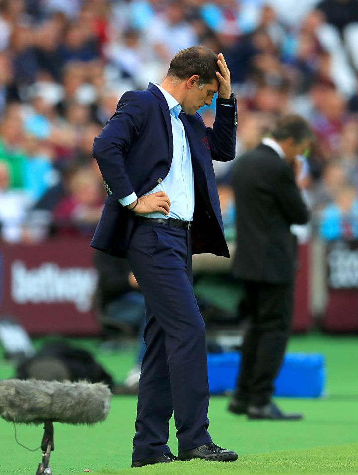  Hammers chiefs are losing patience with Bilic after they were hammered 3-0 at home to Southampton