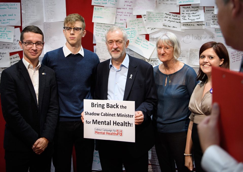  Jeremy Corbyn was pictured posing with the placard calling for the return of the post