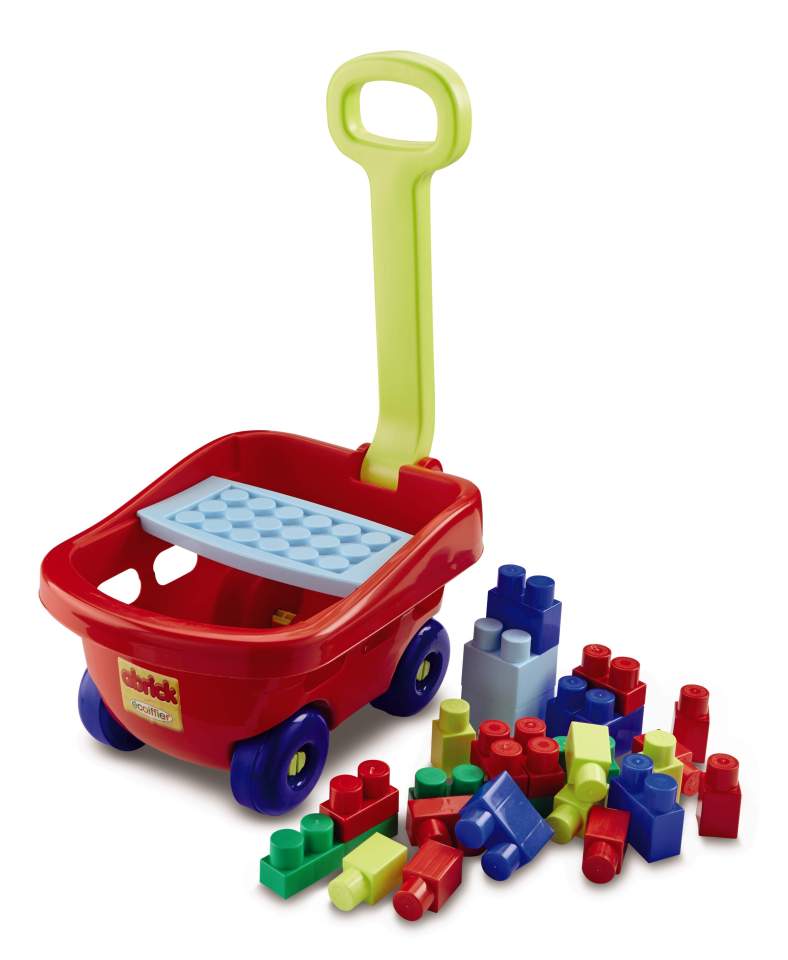  Builder's Fun . . . Toy trolley with bricks, £12.99 at Aldi, while stocks last