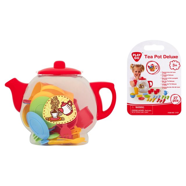  Tea's up. . . Morrisons Deluxe 27-piece Tea Pot set, down from £7 to £4.53