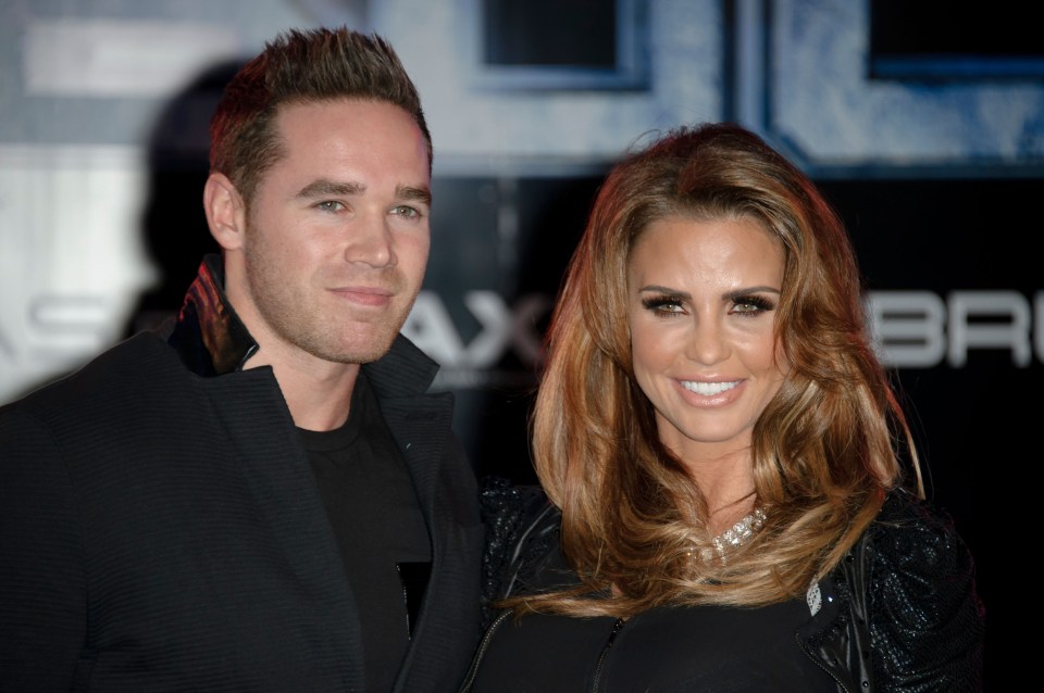 Katie Price and Kieran Hayler arrive for the World Premiere of Robocop, at a central London cinema, London.