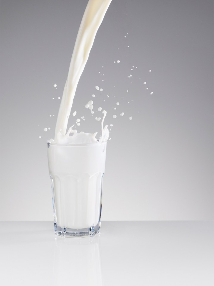  A single glass of milk contains half a day's calcium