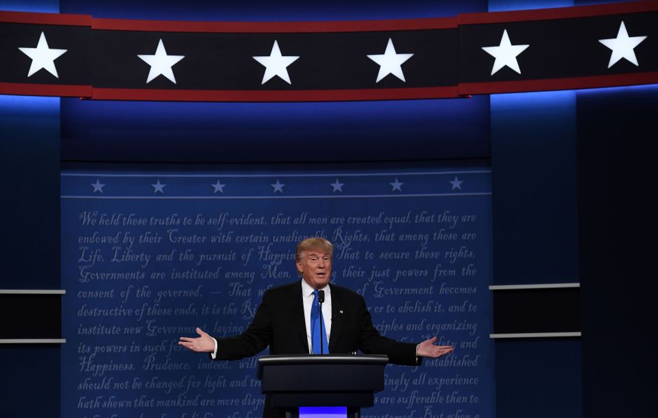  Donald Trump kicked off the debate touting his plan to create jobs and claiming that Mexico and other countries are 'stealing them'