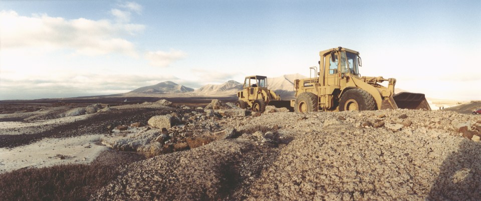 The brutes used a bulldozer to crush the deserters in the northern Iraqi city (file photo)