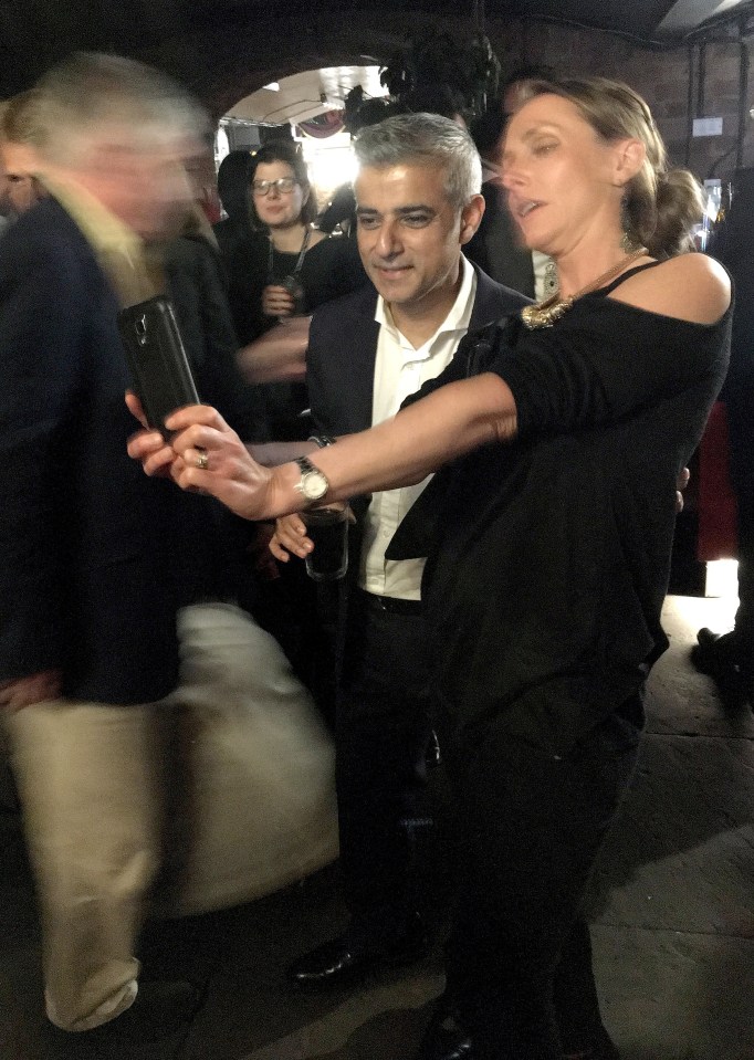  Say cheese: The former MP for Tooting has been in a lot of selfies during the Labour Conference but none quite like this one