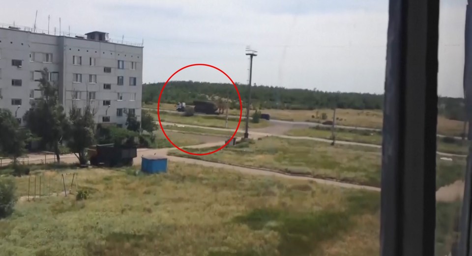  Images released at the presentation showed a truck believed to be the one that carried the Buk-launcher into position