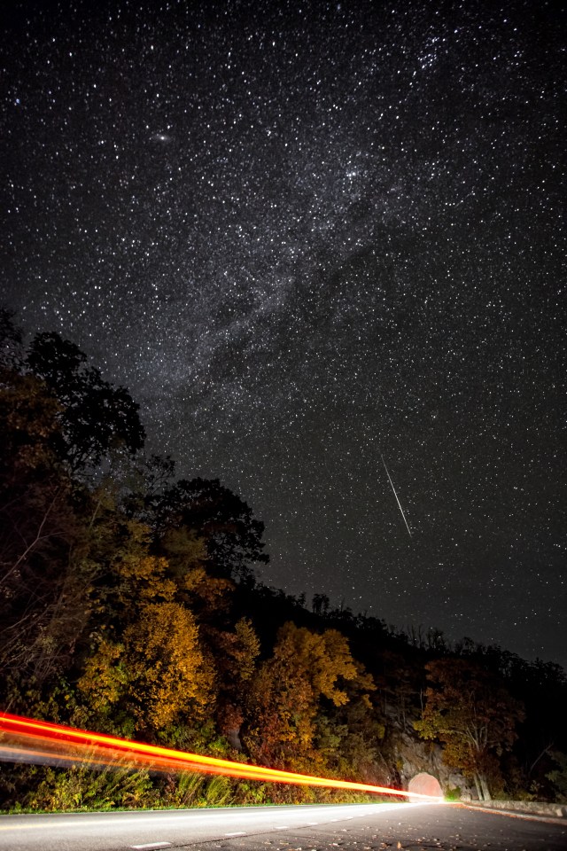  Every year, the meteors fall from the sky in a beautiful display