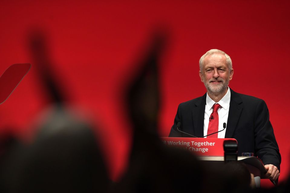  His speech went down well with the party faithful in the conference hall