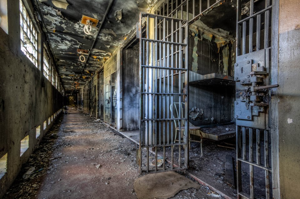  The prison has been abandoned since its closure in 1992