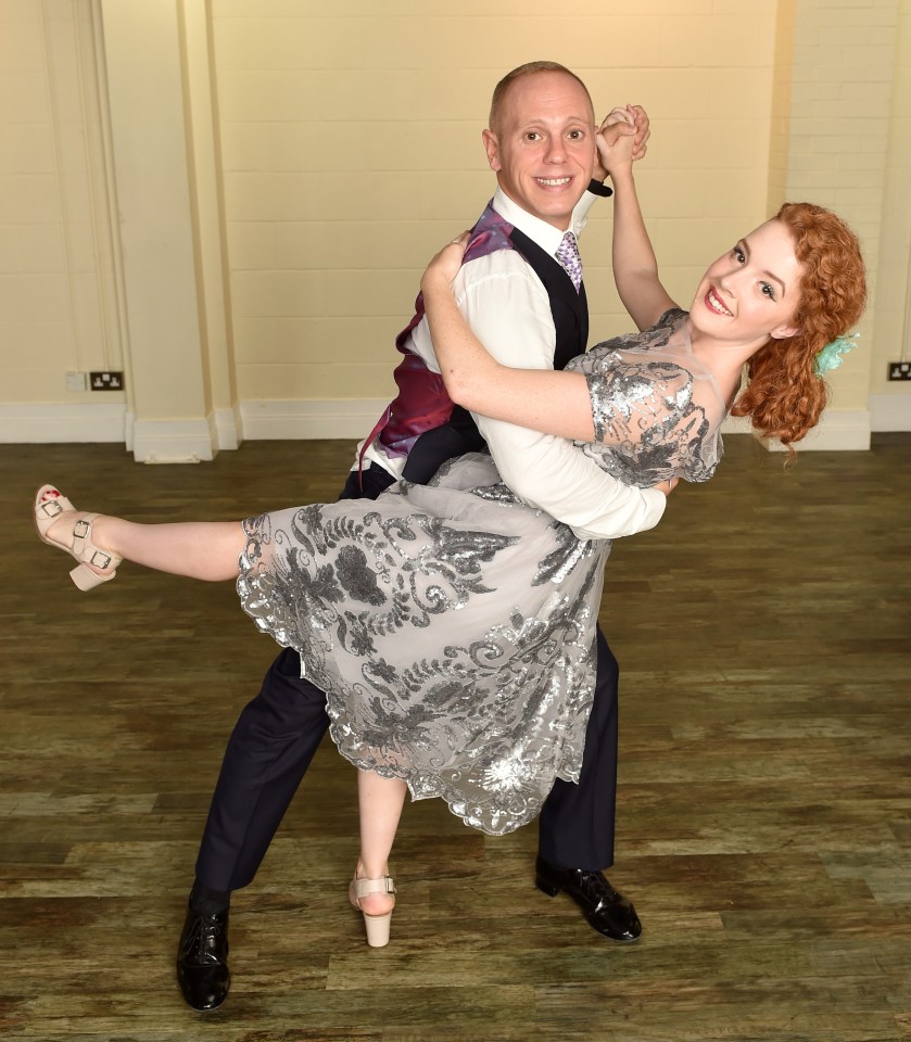  Hot to foxtrot . . . Emily Fairbairn struggled to look graceful dancing with Judge Rinder