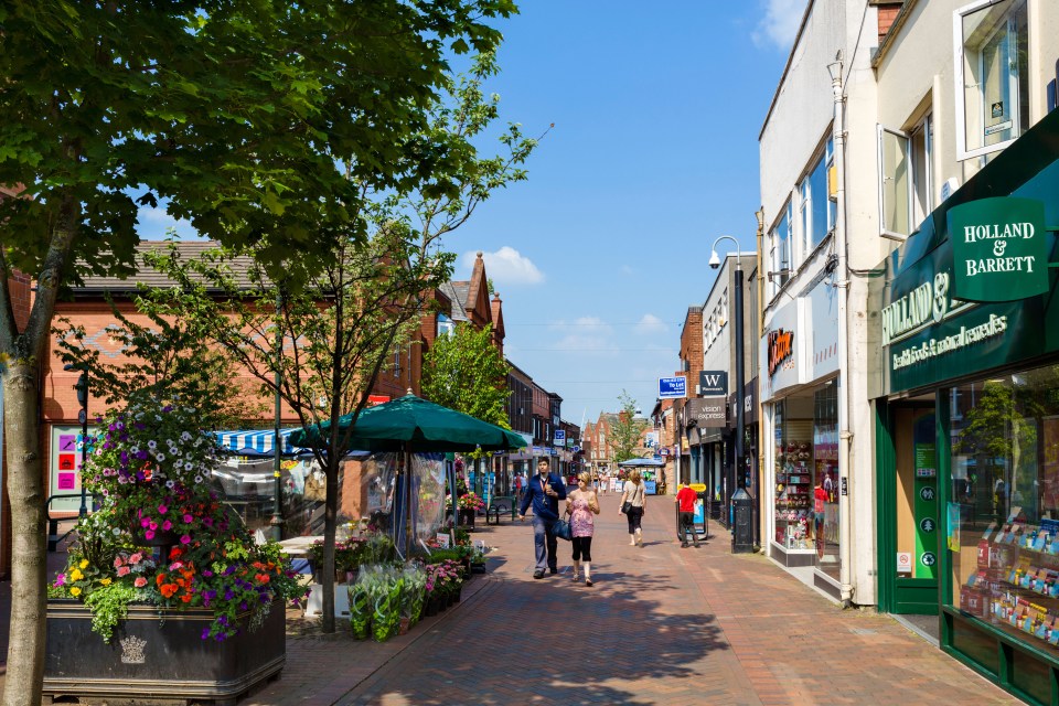  Leafy Wilmslow, Cheshire, is home to soap actors and footballers and their WAGs