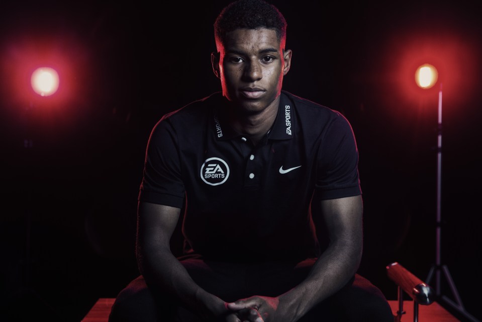  Rashford was cool and composed in his first-ever national paper interview