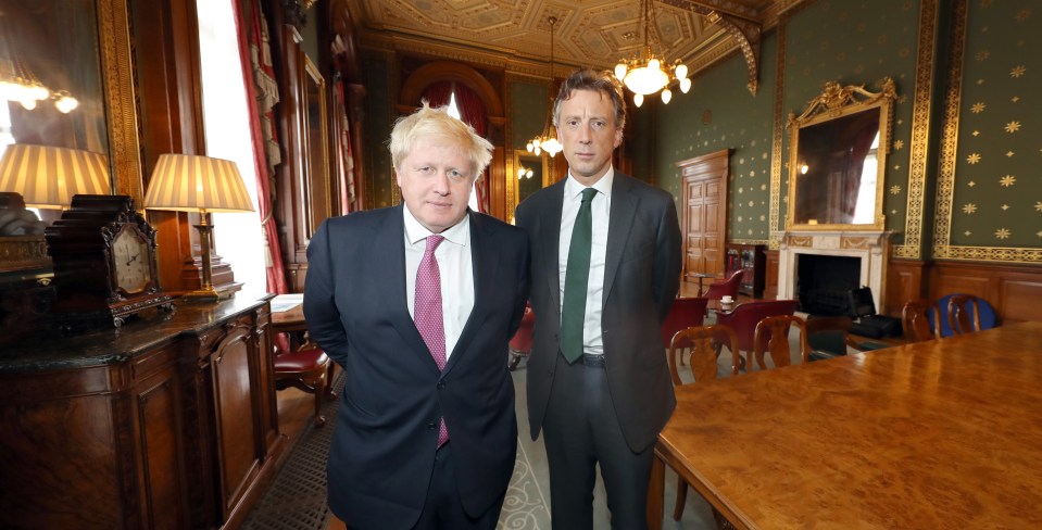 Boris Johnson and Tom Newton Dunn