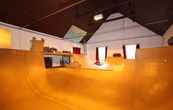  A keen skater would be able to grind and ollie to their heart's content in this home