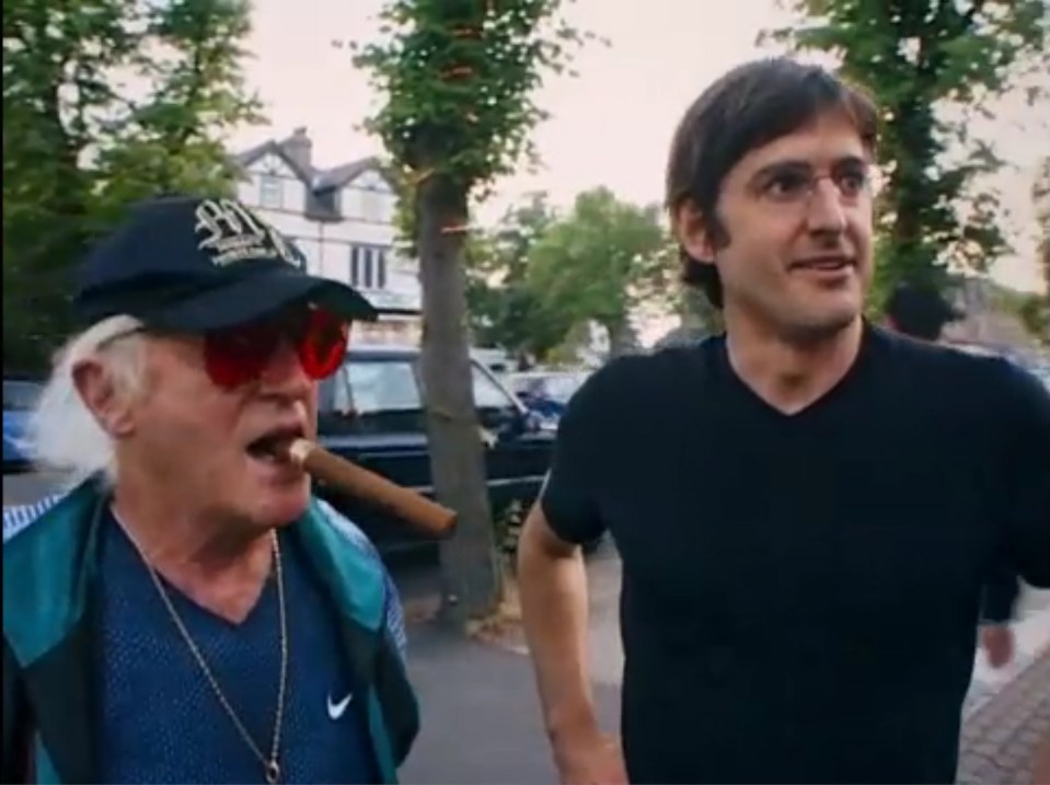 Jimmy Savile and Louis Theroux