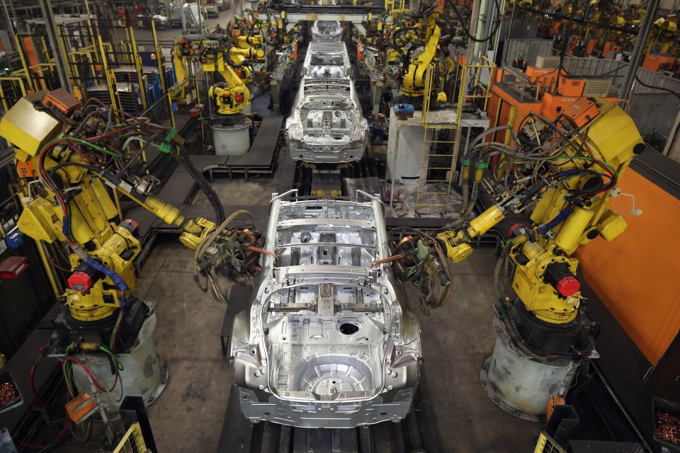 Nissan's Car Manufacturing Plant In Sunderland