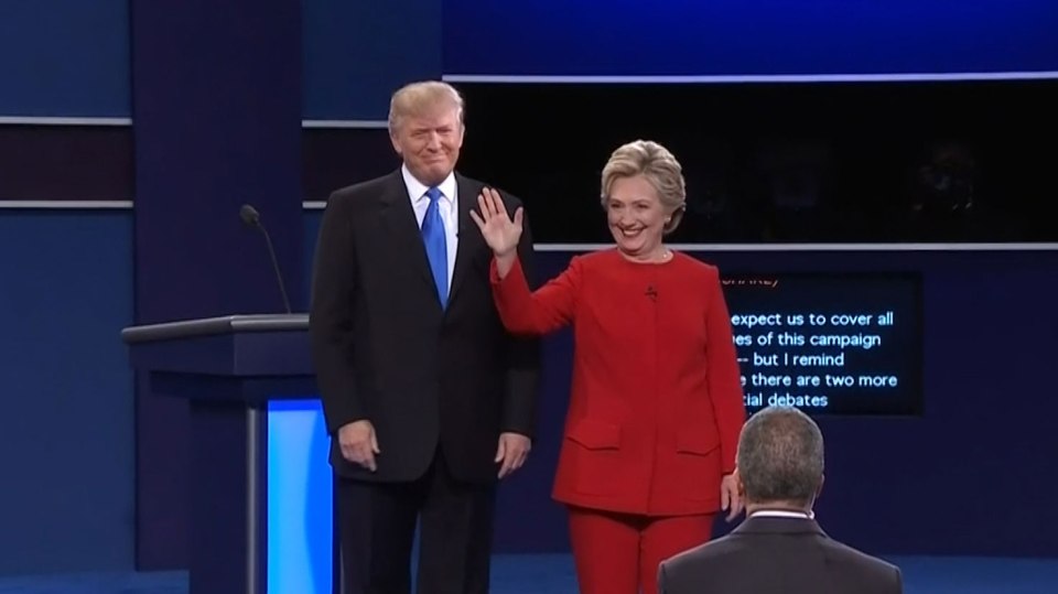 First blood has been drawn in the Clinton and Trump presidential debate