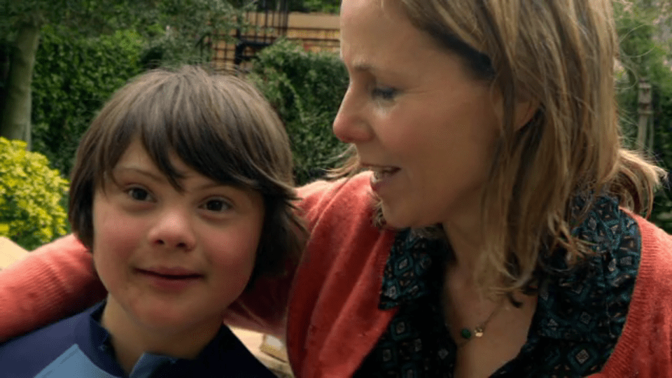  Sally says her son Ollie, who has Down's syndrome, brings their family an incredible amount of joy