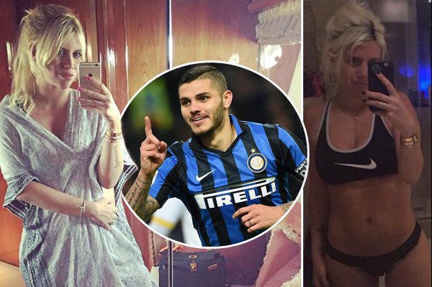 Mauro Icardi's wife and agent teases fans with sexy selfies