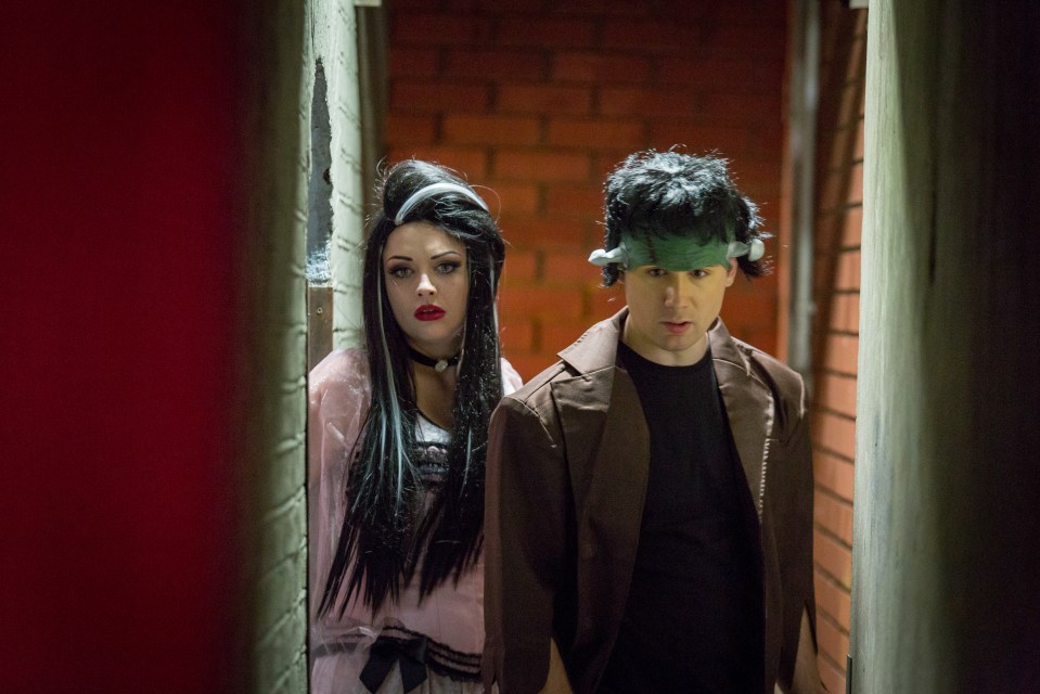  EastEnders: Whitney and Lee run The Vic on Halloween but not all goes to plan...spooky!