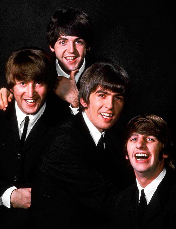  A publicity picture of The Beatles, playing up their image as clean-living, fun-loving Liverpool lads.