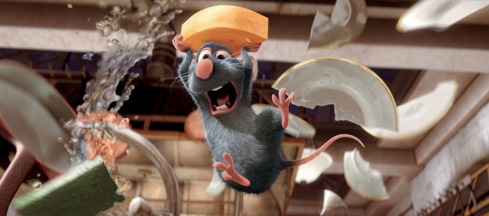  Remy the rat in Ratatouille