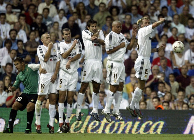  Esteban Cambiasso, Zinedine Zidane, Luis Figo, Ronaldo, David Beckham