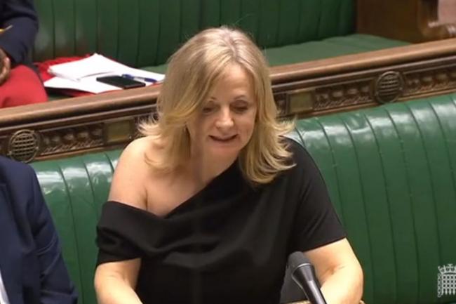  Labour frontbencher Tracy Brabin was criticised online for her off-the-shoulder dress