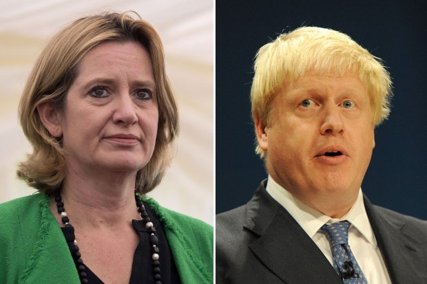 Amber Rudd Boris Johnson