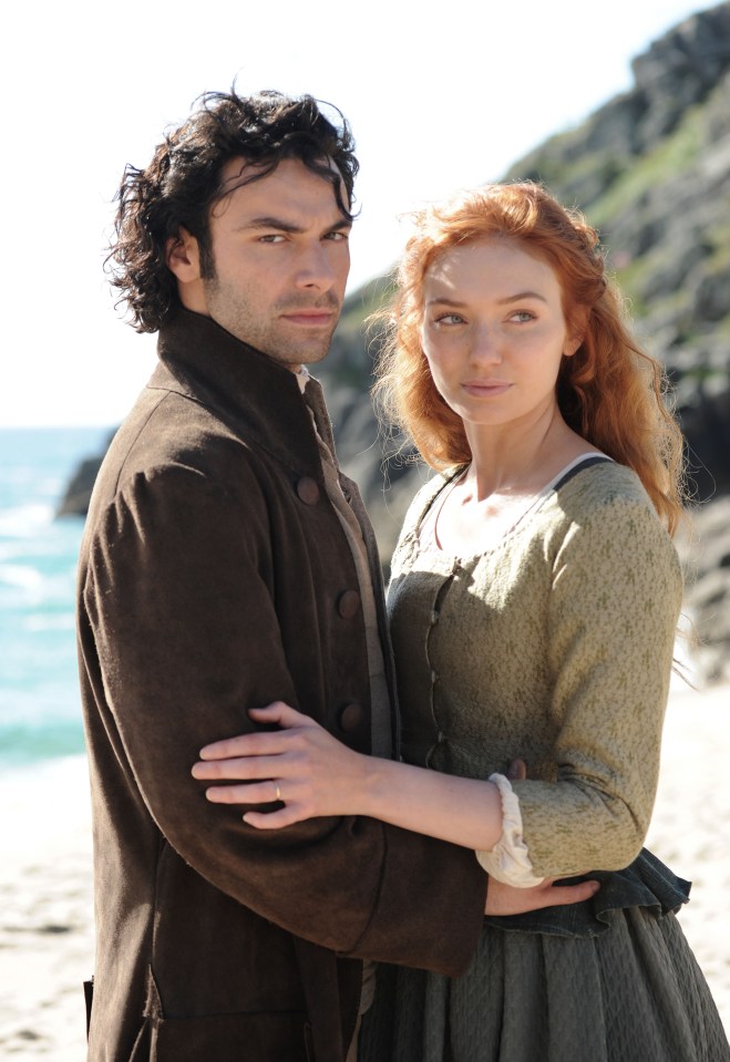 The stunning actress appeared in Poldark