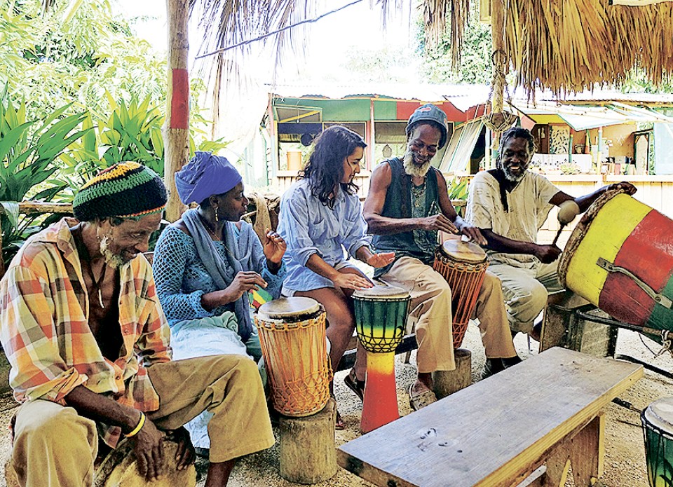  Fabulous' lifestyle director Farzana finds the Rastafari drum sesh hard to beat