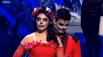  Daisy and Aljaz were in the Dance Off for the second week running