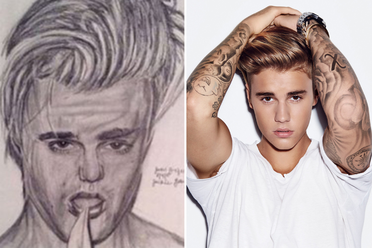  Justin Bieber said this art was the "funniest thing" he'd ever seen