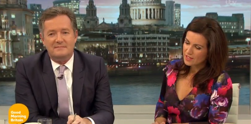 Piers made his comments on GMB